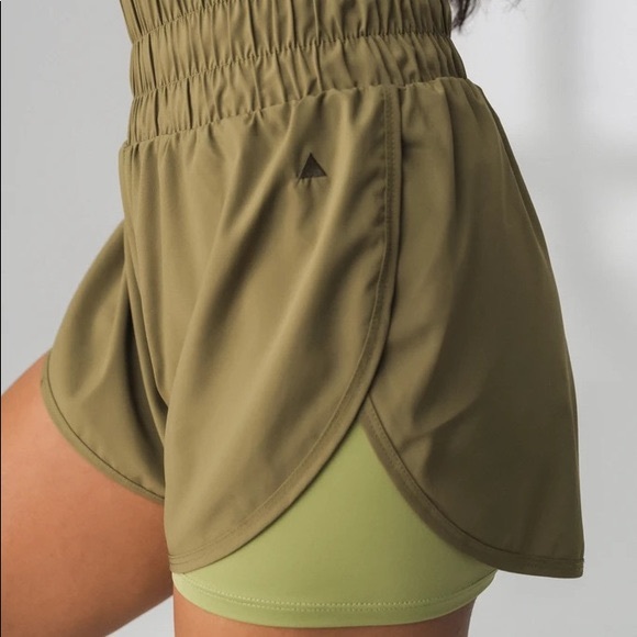 Balance Athletica Pants - NEW Balance Athletica / Vitality Vista High Rise Short *Olive*